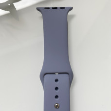 Силіконовий ремінець для розумного годинника Smart Watch 38/40 (Сіро-бузковий)