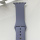 Силіконовий ремінець для розумного годинника Smart Watch 38/40 (Сіро-бузковий)