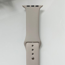 Силіконовий ремінець для розумного годинника Smart Watch 38/40 (Світло-сірий)