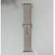Силіконовий ремінець для розумного годинника Smart Watch 38/40 (Світло-сірий)