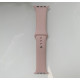 Силіконовий ремінець для розумного годинника Smart Watch 38/40 (Пудра)