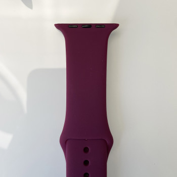 Силіконовий ремінець для розумного годинника Smart Watch 38/40 (Бордовий)