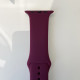 Силіконовий ремінець для розумного годинника Smart Watch 38/40 (Бордовий)
