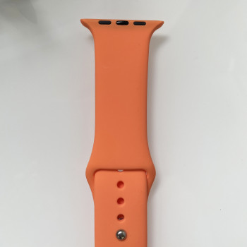 Силіконовий ремінець для розумного годинника Smart Watch 38/40 (Помаранчевий)