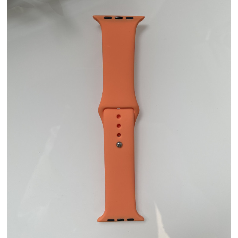 Силіконовий ремінець для розумного годинника Smart Watch 38/40 (Помаранчевий)