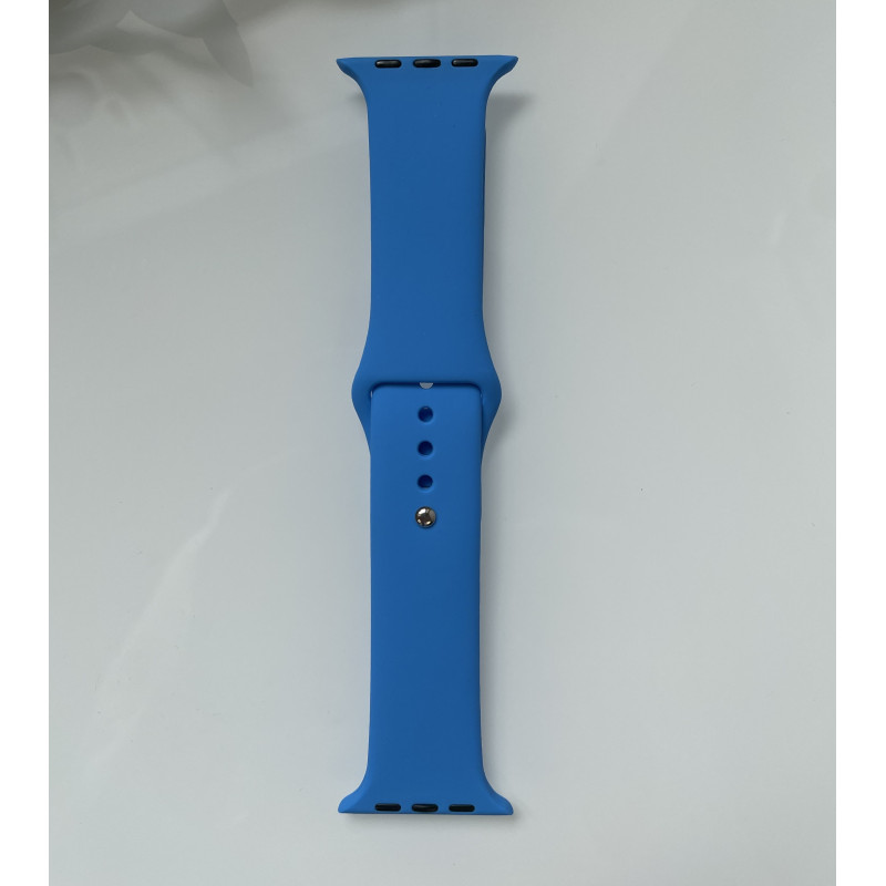 Силіконовий ремінець для розумного годинника Smart Watch 38/40 (Синій)