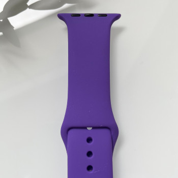 Силіконовий ремінець для розумного годинника Smart Watch 38/40 (Фіолетовий)