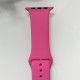 Силіконовий ремінець для розумного годинника Smart Watch 38/40 (Рожевий)
