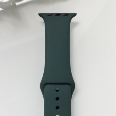 Силіконовий ремінець для розумного годинника Smart Watch 38/40 (Темно-зелений)