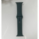 Силіконовий ремінець для розумного годинника Smart Watch 38/40 (Темно-зелений)