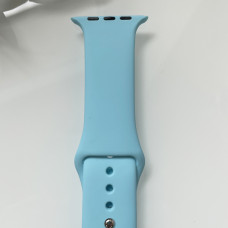 Силіконовий ремінець для розумного годинника Smart Watch 38/40 (Блакитний)
