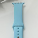 Силіконовий ремінець для розумного годинника Smart Watch 38/40 (Блакитний)