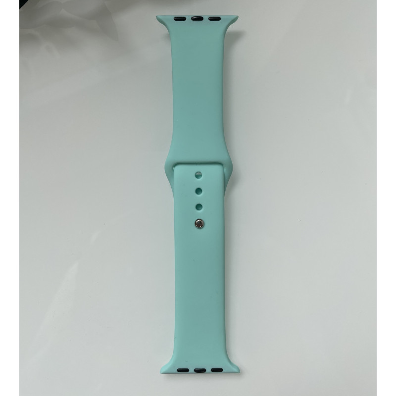 Силіконовий ремінець для розумного годинника Smart Watch 38/40 (Бірюзовий)