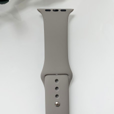Силіконовий ремінець для розумного годинника Smart Watch 42/44 (Сірий)