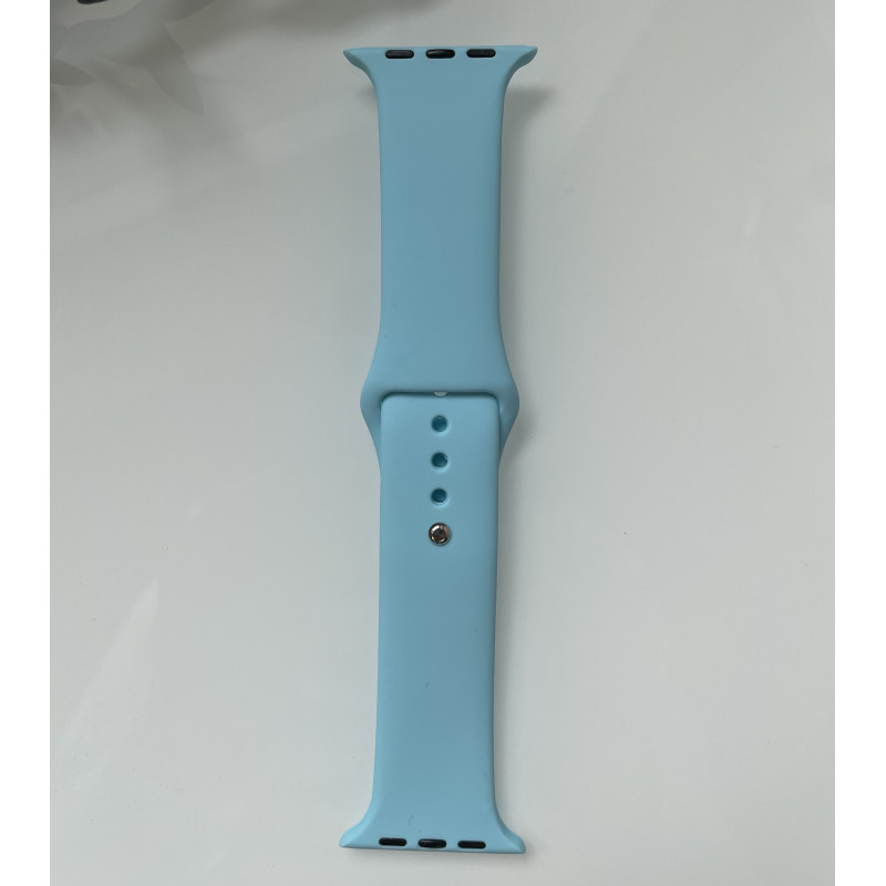 Силіконовий ремінець для розумного годинника Smart Watch 42/44 (Блакитний)