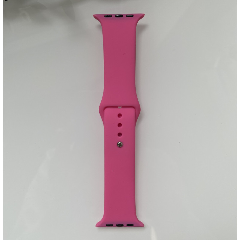 Силиконовый ремешок для умных часов Smart Watch 42/44 (Розовый)