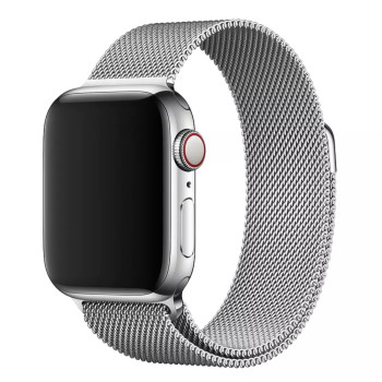 Ремешок для умных часов Smart Watch 42/44 Миланская петля (Серебро)