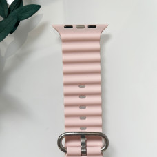 Силіконовий ремінець для Smart Watch Ocean Band 42/44/45/49 (Пудра)