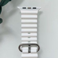 Силіконовий ремінець для Smart Watch Ocean Band 42/44/45/49 (Білий)