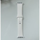 Силіконовий ремінець для розумного годинника Smart Watch 42/44 (Білий)