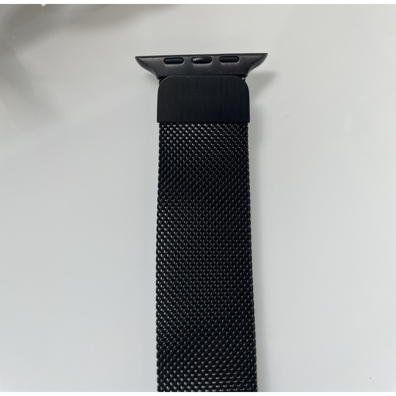 Ремінець для розумного годинника Smart Watch 42/44 Міланська петля (Чорний)