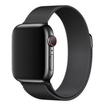Ремешок для умных часов Smart Watch 42/44 Миланская петля (Черный)