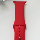 Силиконовый ремешок для умных часов Smart Watch 42/44 (Красный)