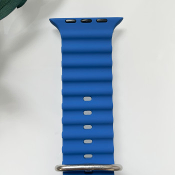 Силіконовий ремінець для Smart Watch Ocean Band 42/44/45/49 (Синій)