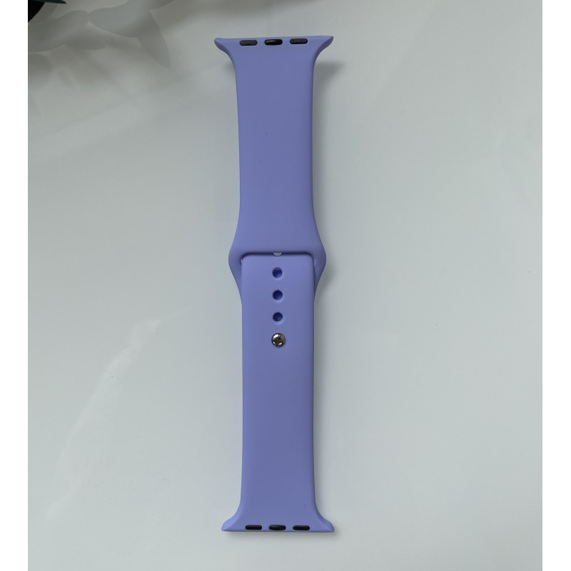 Силіконовий ремінець для розумного годинника Smart Watch 42/44 (Бузковий)