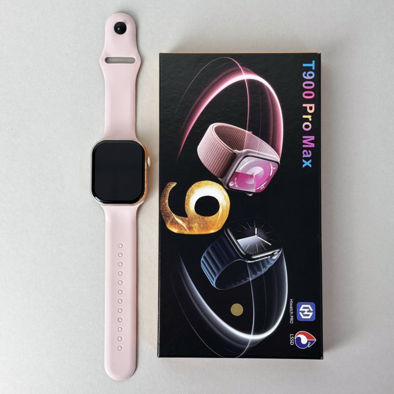 Розумний годинник Smart T900 Pro Max (Рожевий) UA