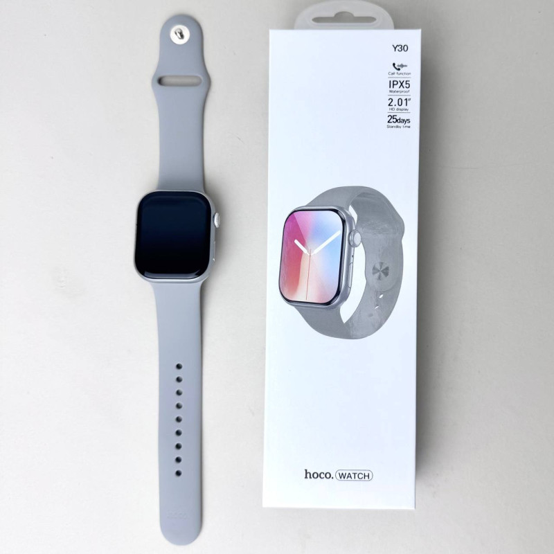 Розумний годинник Smart Hoco Y30 Silver