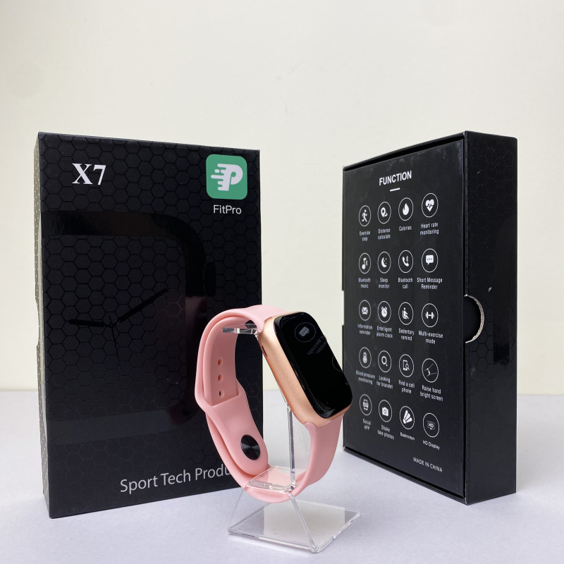 Умные часы Smart Watch X7 (Розовый)