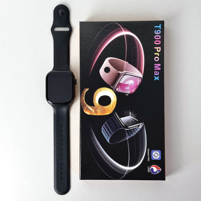 Розумний годинник Smart T900 Pro Max (Чорний) UA