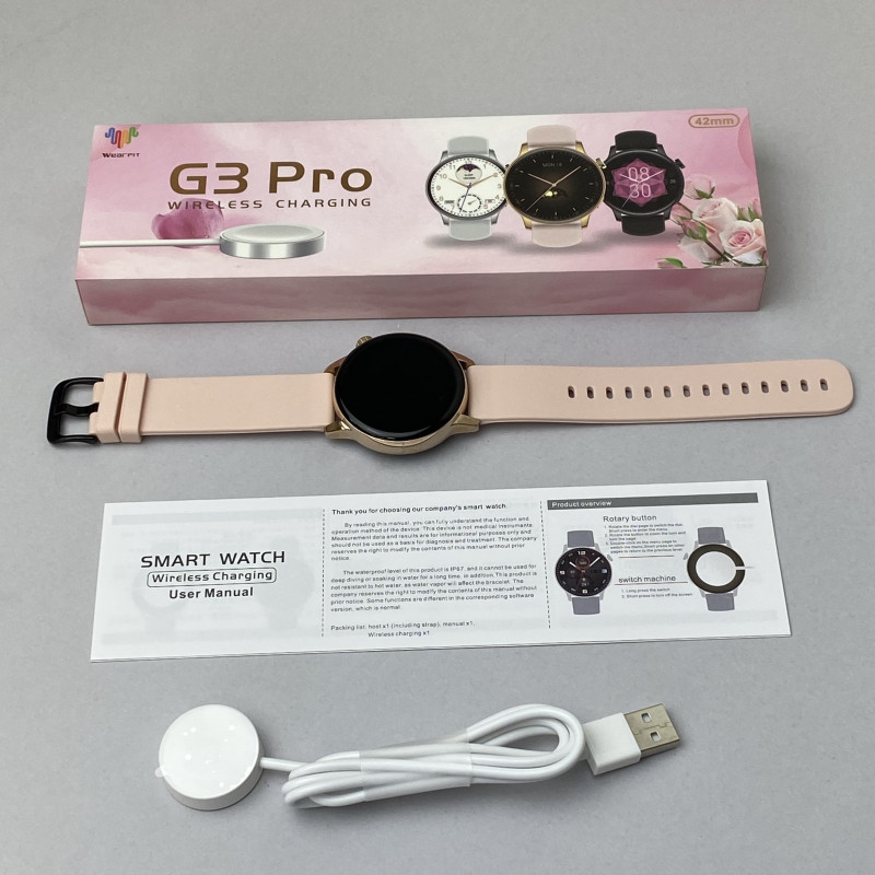 Розумний годинник Smart Watch G3 Pro (Рожевий)