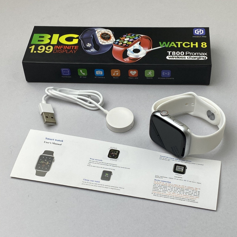 Розумний годинник Smart Watch Т800 Pro Max (Рожевий)