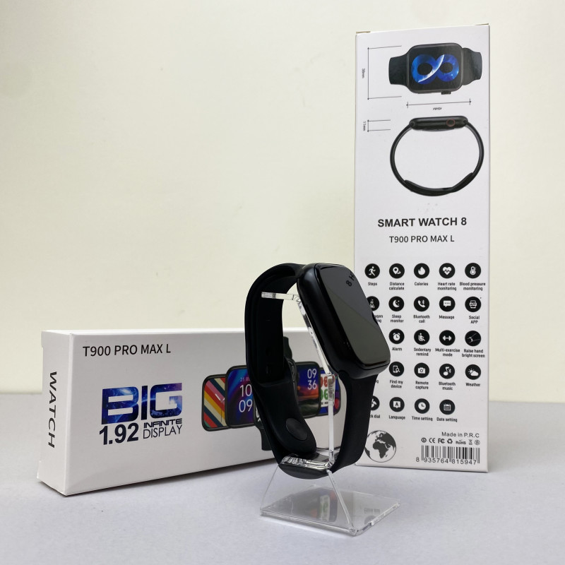 Розумний годинник Smart Т900 Pro Max (Lux) Чорний