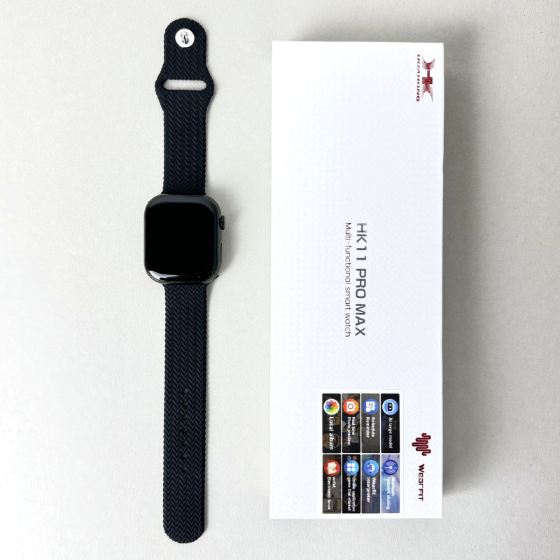 Розумний годинник Smart HK11 Pro Max 46mm Series 11 Black