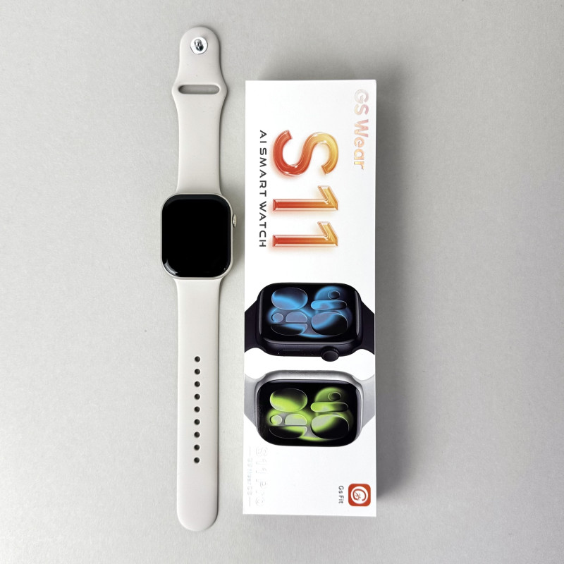Розумний годинник Smart S11 Pro 46mm Series 11 Beige