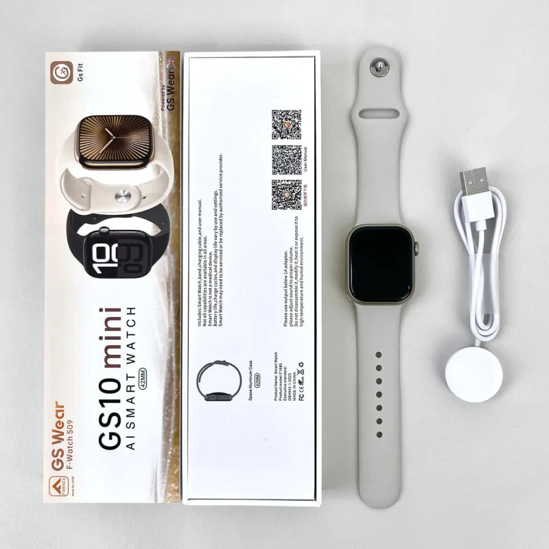 Умные часы Smart GS10 Mini 42mm Series 10 Beige