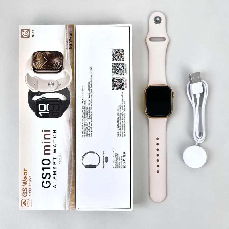 Розумний годинник Smart GS10 Mini 42mm Series 10 Gold