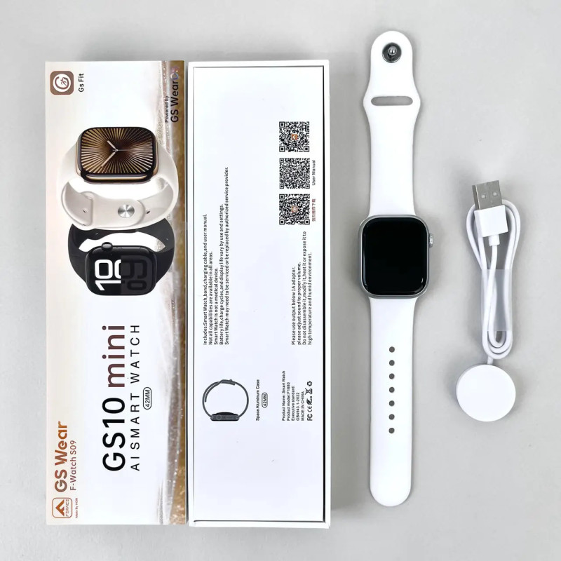 Умные часы Smart GS10 Mini 42mmu Series 10 White