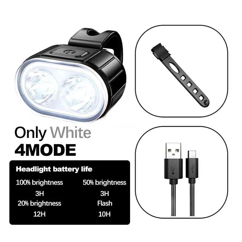 Велофонарь ZH-078 2LED + STOP-14SMD (red) с аккумулятором