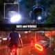 Велофонарь ZH-078 2LED + STOP-14SMD (red) с аккумулятором