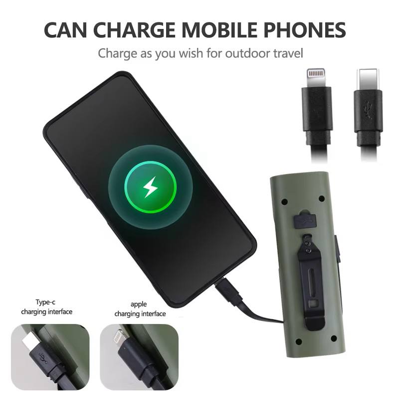 Велоліхтар Z-818 2x3W+COB (white+red) з Power Bank (6400mAh)