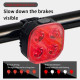 Велоліхтар STOP (red) FY-328S-4LED з акумулятором