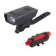 Велоліхтар 1803-1 XPE + STOP-5LED (red) з акумулятором
