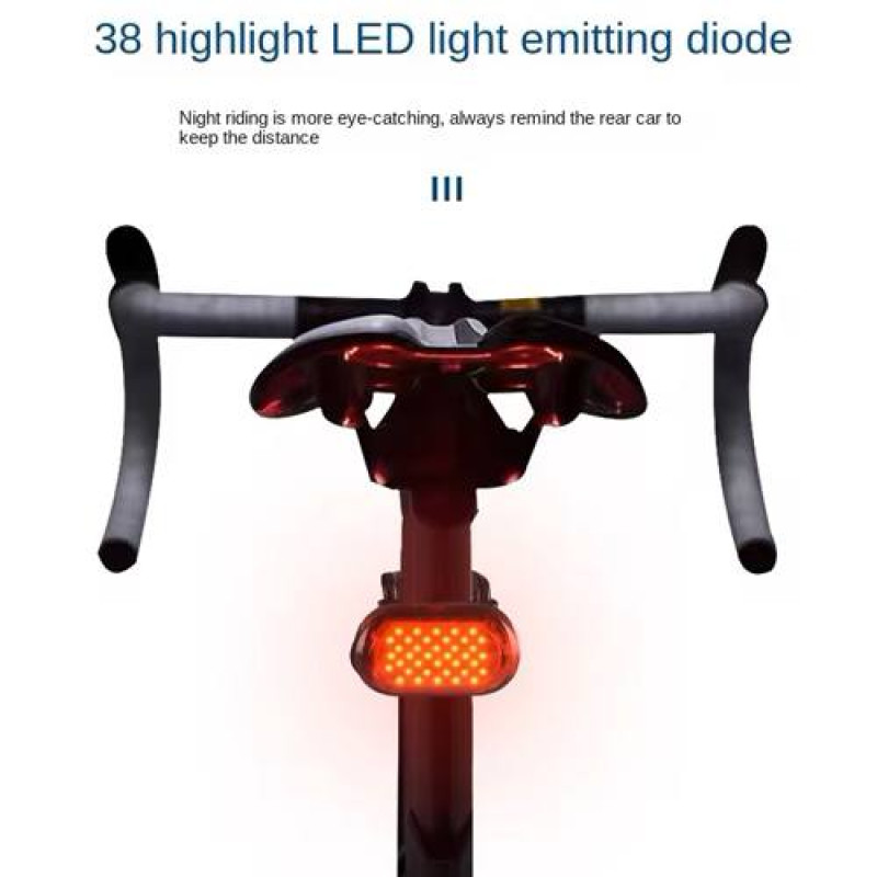Велоліхтар MY-2106 38LED (red) з акумулятором