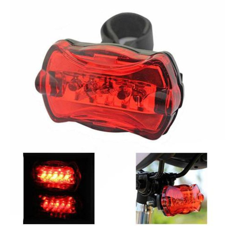 Велоліхтар STOP (red) 5LED 198/LC107 на батарейках