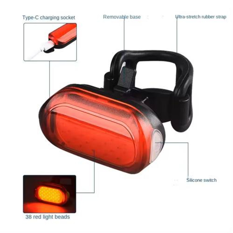 Велоліхтар MY-2106 38LED (red) з акумулятором