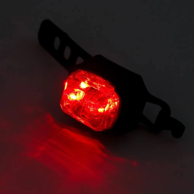 Велоліхтар AQ-009 3LED (red) на батарейках